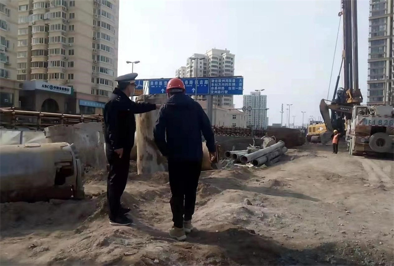  青島市北區(qū)加快推進(jìn)建筑工程項目進(jìn)程疫情防控安全生產(chǎn)兩手抓齊步走