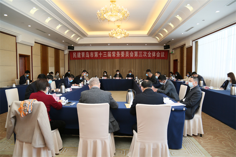 民建青島市十三屆三次常委會召開