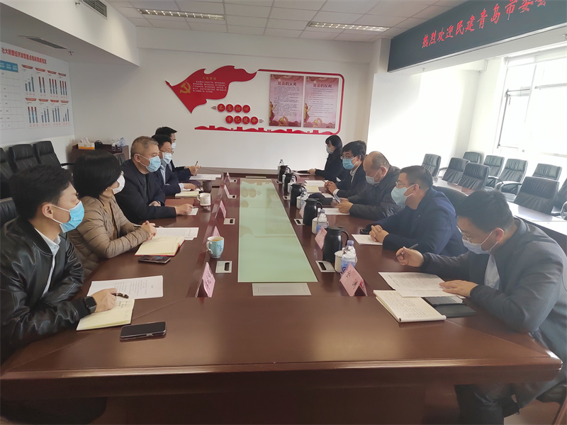 民建青島市委會赴市民營經濟局開展專題調研