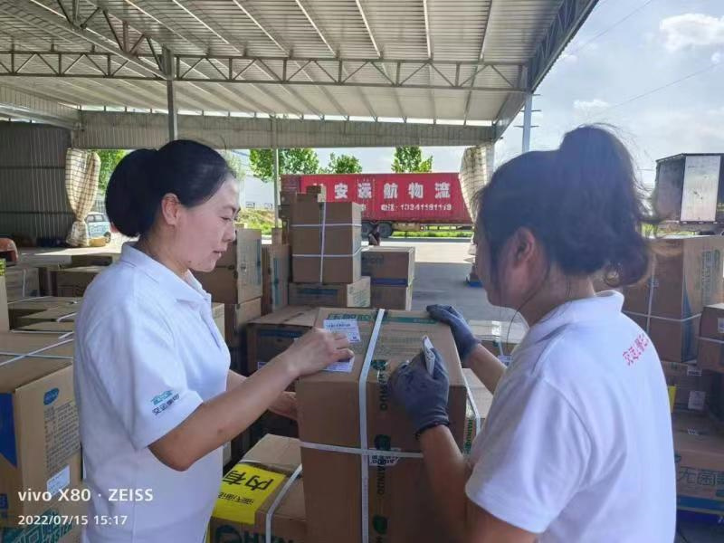 萊西交運(yùn)姜山物流高溫考出“交運(yùn)效率”