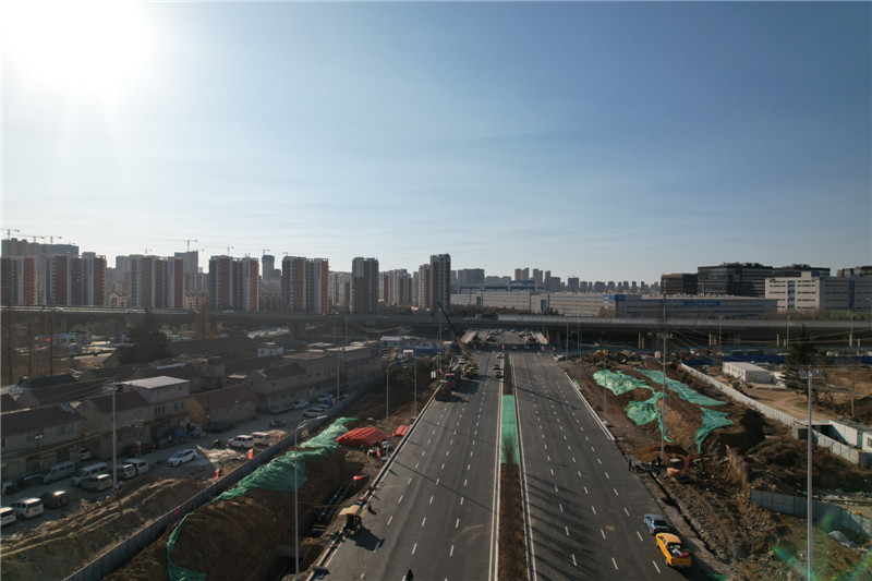 通車?yán)?！嶗山今日株洲路全線貫通