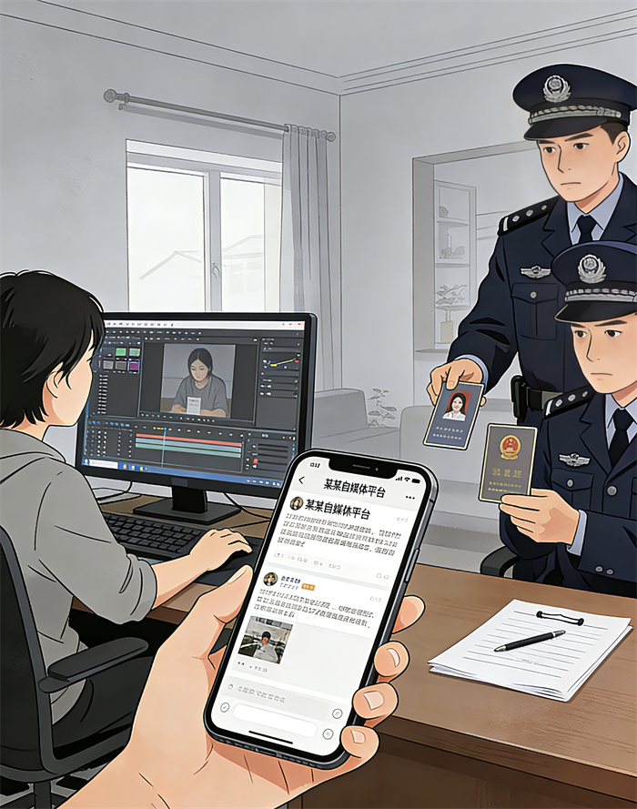 女子為泄憤 盜用照片造謠侮辱他人，被青島市南公安拘留五日